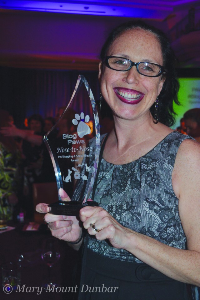 The fabulous Angie from Catladyland received the award for Best Humor Blog.